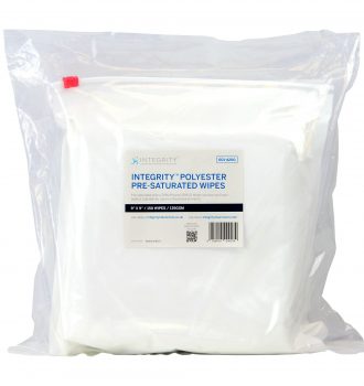 Polyester pre-saturated wipes - Integrity Cleanroom