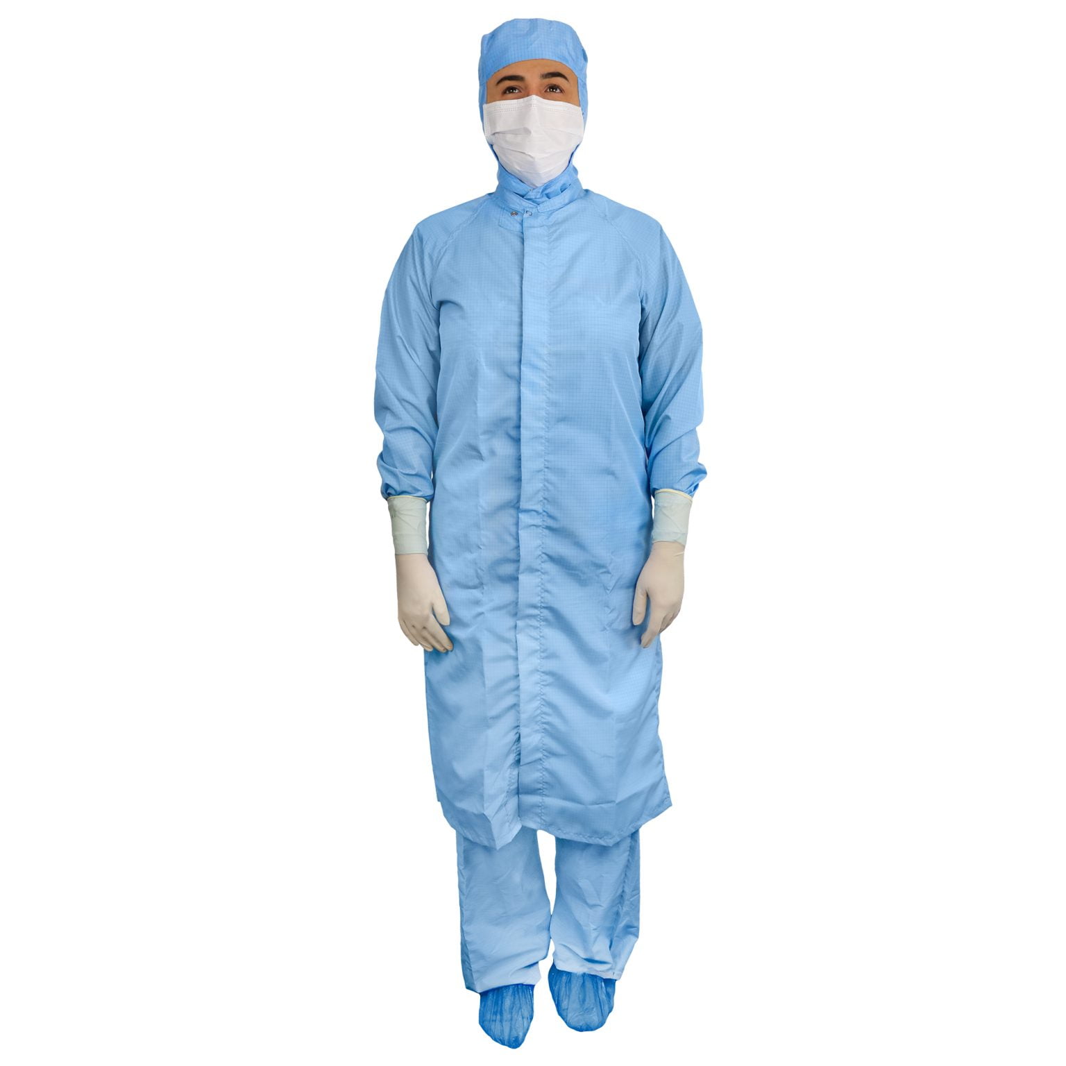 Blue Permanent Lab Coat Laboratory Coat Integrity Cleanroom