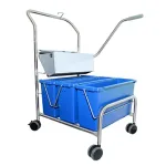 Integrity Triple Bucket Mopping System Blue